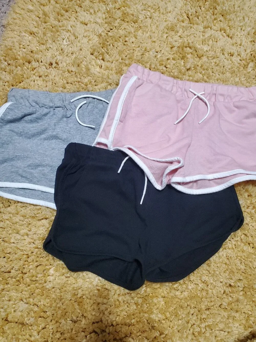 Old Navy Girl's Shorts Size L 10/12 Drawstring Elastic Waist Pockets 3 pair